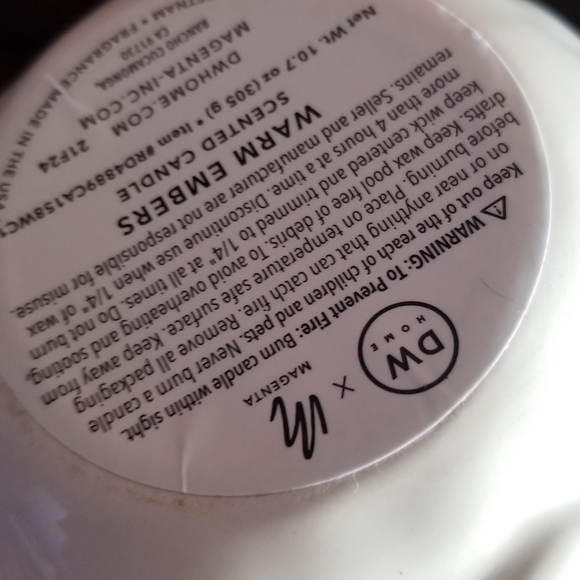 Rae Dunn BOO Gnome Candle jar canister happy Halloween ghost spooky trick or tre - Picture 4 of 5